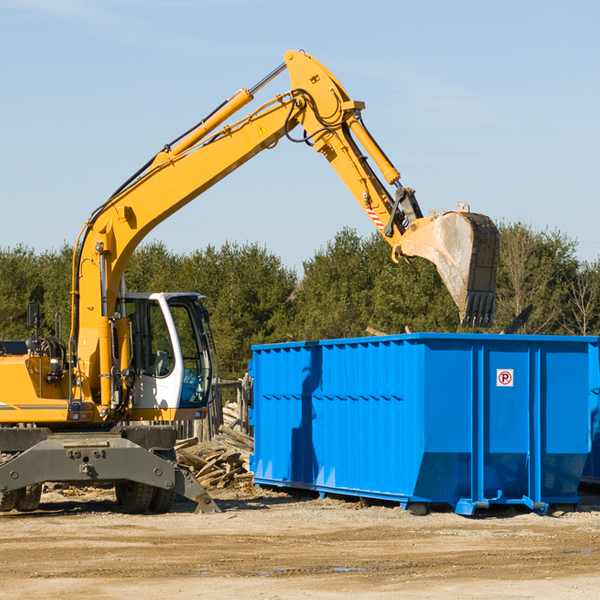 what happens if the residential dumpster is damaged or stolen during rental in Platte Woods